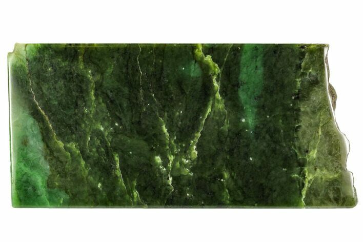 Polished Canadian Jade (Nephrite) Slab - British Colombia #112750